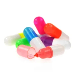 Textmarker Vitapens - 10 Neonstifte in Pillen-Form