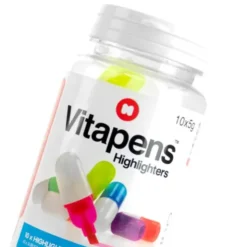 Textmarker Vitapens - 10 Neonstifte in Pillen-Form