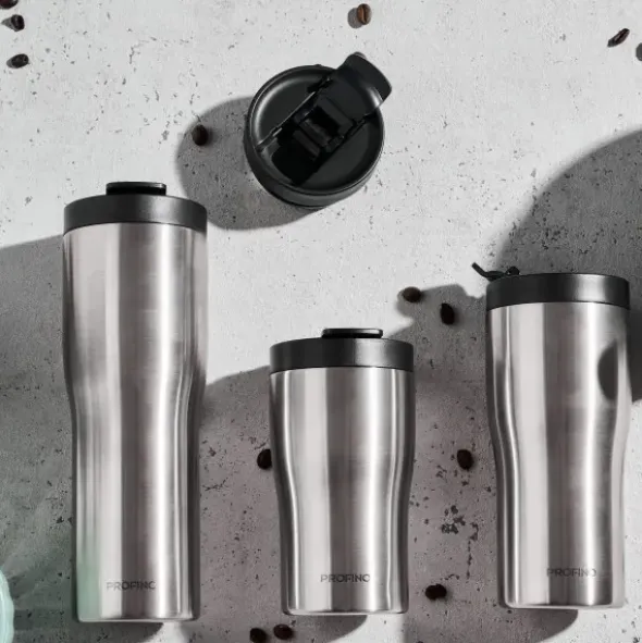 Thermobecher Edelstahl Barista 0,35 l silber