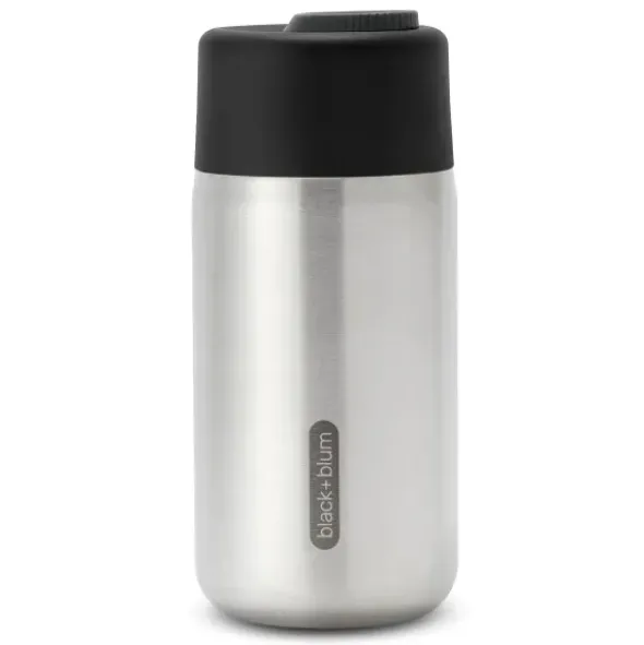 Thermobecher Travel Cup Edelstahl 340 ml schwarz