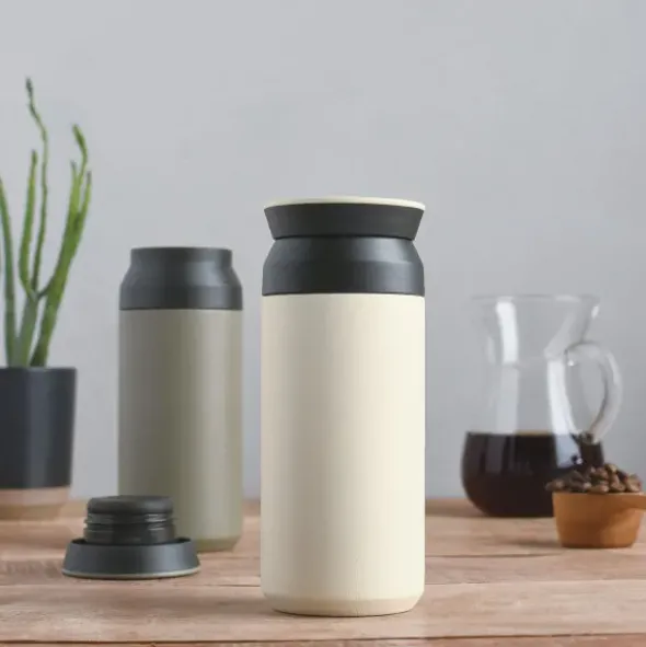 Thermobecher Travel Tumbler 350 ml - Edelstahl, weiß