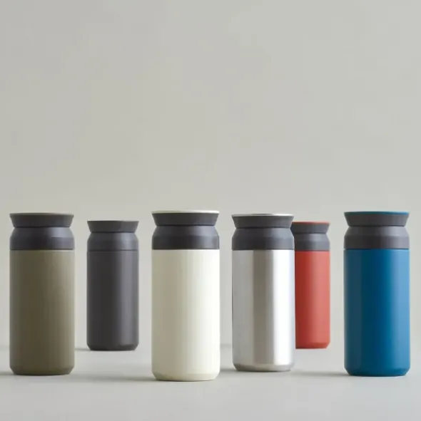 Thermobecher Travel Tumbler 350 ml - Edelstahl, weiß