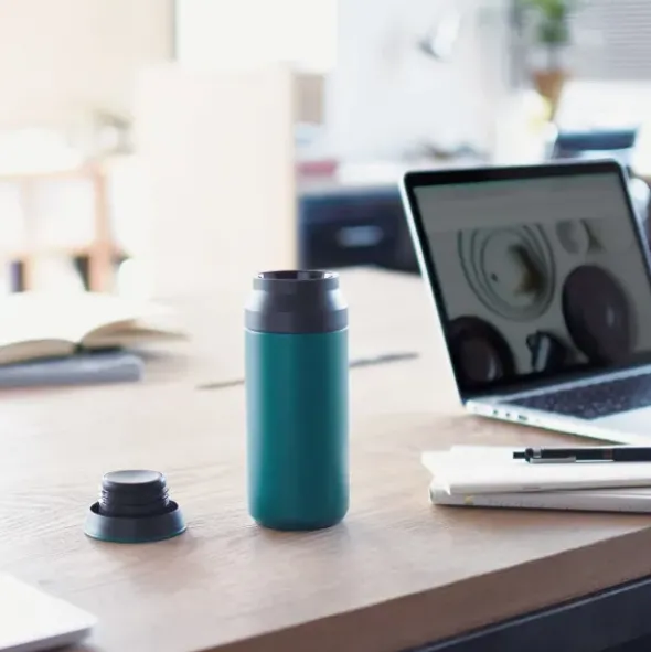 Thermobecher Travel Tumbler 350 ml - Edelstahl, weiß