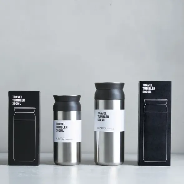 Thermobecher Travel Tumbler 350 ml - Edelstahl, weiß
