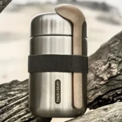 Thermo Lunchpot FOOD FLASK mit Löffel 400 ml schwarz