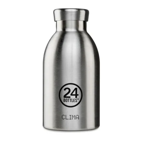Thermosflasche 0,33 l CLIMA aus Edelstahl steel