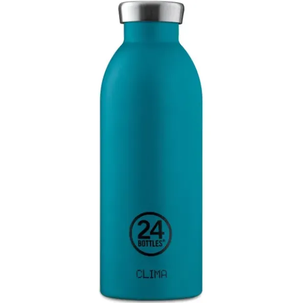 Thermosflasche 0,5 l CLIMA aus Edelstahl, stone atlantic bay