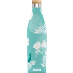 Thermosflasche 0,5 l MERIDIAN Edelstahl, Birds Vögel grün