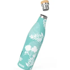 Thermosflasche 0,5 l MERIDIAN Edelstahl, Birds Vögel grün