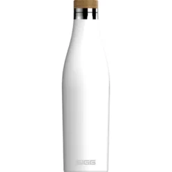 Thermosflasche 0,5 l MERIDIAN Edelstahl - weiß