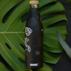 Thermosflasche 0,5 l MERIDIAN Edelstahl, Tiger schwarz