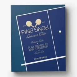 Tischtennis Set mit Netz 6-teilig – mobiles PING PONG Set