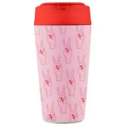 To Go Becher BIOLOCO DELUXE CUP 420 ml, peace