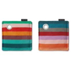 Topflappen 2er-Set Nr. 2, Baumwolle bunt