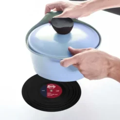 Topfuntersetzer Schallplatte - Silikon