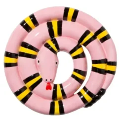 Topfuntersetzer Schlange rosa aus Keramik