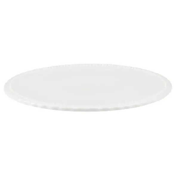 Tortenteller VINTAGE 25 cm Keramik weiß