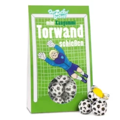 Torwandschießen - Mini Fußball Kaugummis