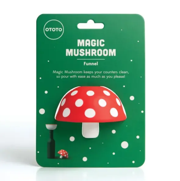 Trichter aus Silikon im Fliegenpilz Design 7,5 cm – MAGIC MUSHROOM