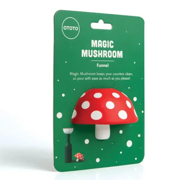 Trichter aus Silikon im Fliegenpilz Design 7,5 cm – MAGIC MUSHROOM