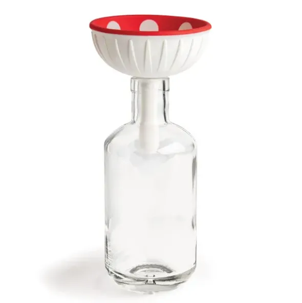 Trichter aus Silikon im Fliegenpilz Design 10,5 cm – MAGIC MUSHROOM XL