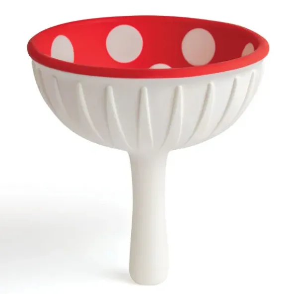 Trichter aus Silikon im Fliegenpilz Design 10,5 cm – MAGIC MUSHROOM XL