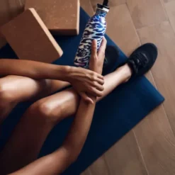 Trinkflasche ATHLEISURE mit Sporttrinkverschluss 0,5 l Edelstahl, coral pulse