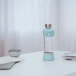 Trinkflasche aus Glas - ACTIVE mint
