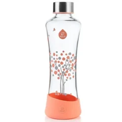 Trinkflasche aus Glas - PRINT 550 ml - Peach Tree
