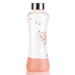 Trinkflasche aus Glas - PRINT 550 ml - Peach Tree