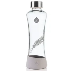 Trinkflasche aus Glas - PRINT 550 ml - Feather