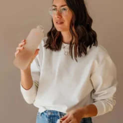 Trinkflasche Glas MISMATCH BLOOM 750 ml