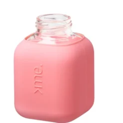 Trinkflasche Glas/Silikonhülle 0,37 l - cantaloupe melone