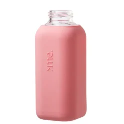 Trinkflasche Glas/Silikonhülle 0,6 l, cantaloupe (melone)