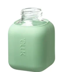 Trinkflasche Glas/Silikonhülle 0,37 l - mint green minze