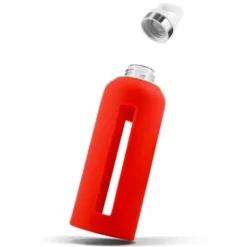 Trinkflasche Glas STAR 0,5 l rot
