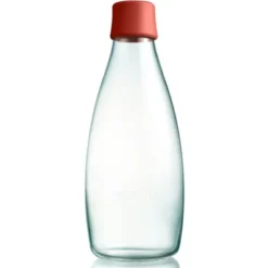 Trinkflasche 0,8 l dusty red