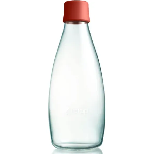 Trinkflasche 0,8 l dusty red