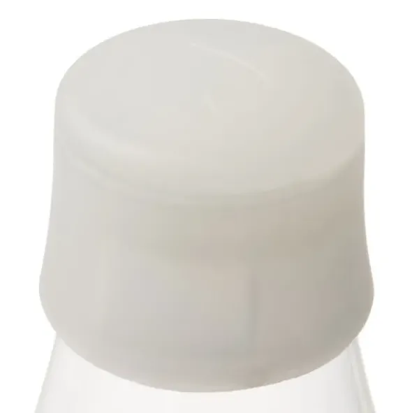 Trinkflasche 0,5 l frosted weiß