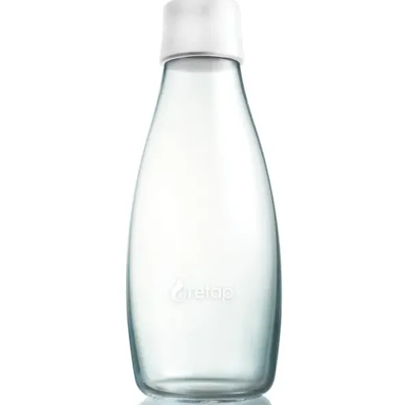 Trinkflasche 0,5 l frosted weiß
