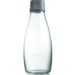 Trinkflasche 0,5 l grau