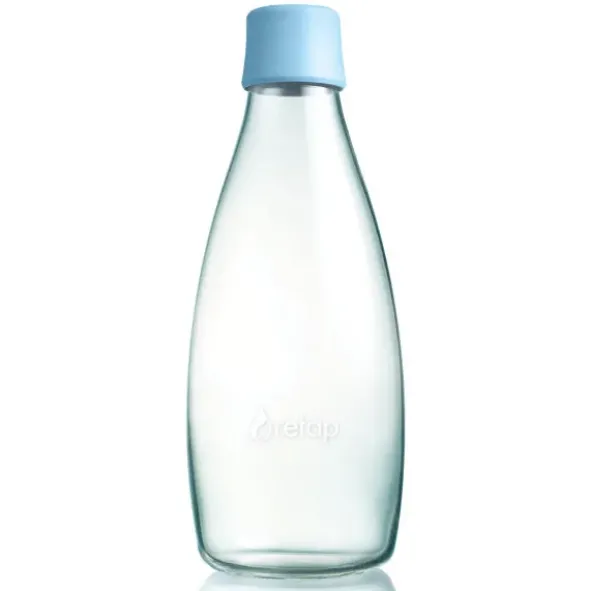 Trinkflasche 0,8 l hellblau