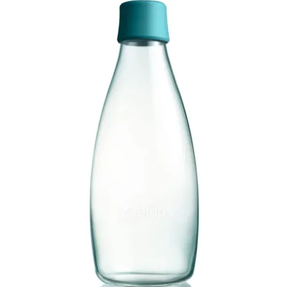 Trinkflasche 0,8 l petroleum green
