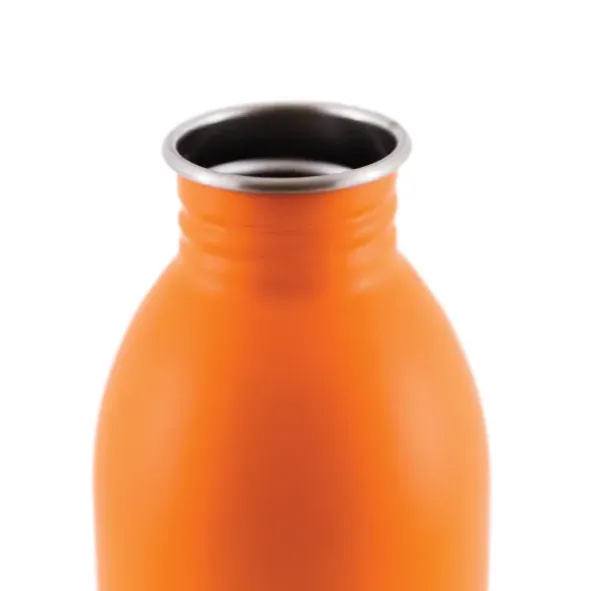 Trinkflasche 0,5 l URBAN aus Edelstahl, orange