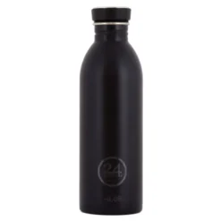 Trinkflasche 0,5 l URBAN aus Edelstahl, schwarz