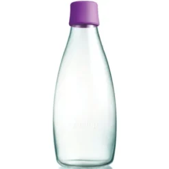 Trinkflasche 0,8 l violett