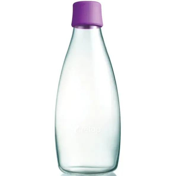 Trinkflasche 0,8 l violett
