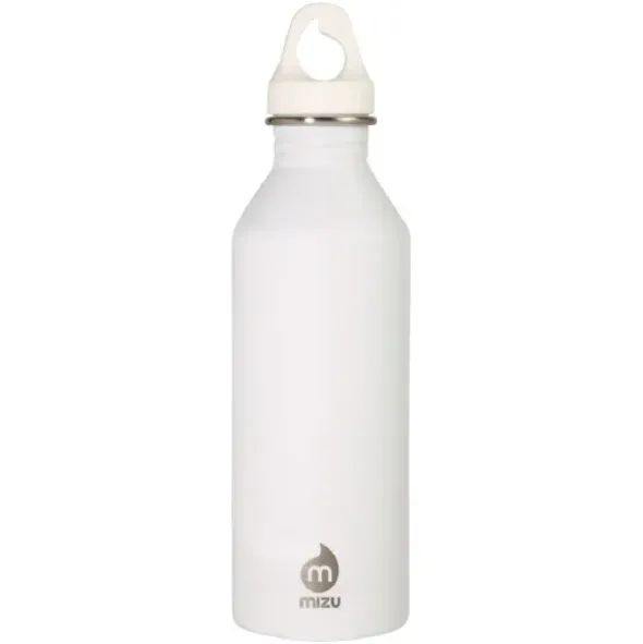 Trinkflasche M8 Edelstahl 750 ml, Enduro weiß