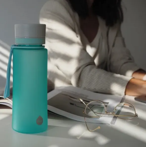 Trinkflasche PLAIN 0,6 l - ocean