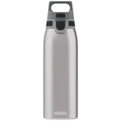 Trinkflasche SHIELD ONE 1,0 l brushed (steel)